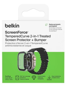 Belkin Screenforce Temperedcurve 2in1 Am Screen Ultra 1/2 Clear 49mm 