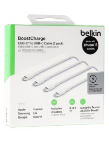 Belkin Pvc C-c 2.0 1m White 2pk 