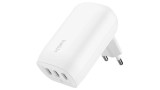 Belkin 67w 3-port Usb-c Wall Charger Pps 20w+20w+25w 100w 5a Usb-c Cable