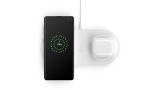 Belkin 2x 10w Dual Wireless Charging Pad Eu Psu (barrel) White