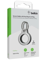 Belkin Secure Holder Keychain 2 Pack Black & White