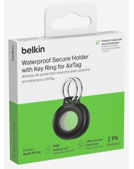 Belkin Secure Holder Keychain 2 Pack Black