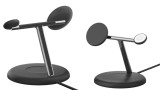 Belkin Boost Charge Pro 3in1 Qi2 15w Magnetic Adjustable Charginf Stand Black