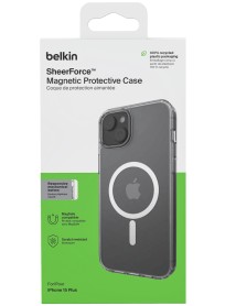 Belkin Sheer-ce Magnetic Protective Case Iphone 15 Plus Clear 