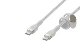 Belkin Boost Charger Usb-c To Usb-c 2.0 Braided Silicone 1m White
