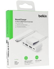 Belkin 4 Port Usb Power Extender 2xc 2xa Up To ...