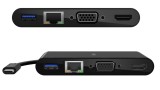 Belkin Usb-c Multimedia Adapter (gbe, Hdmi, Vga, Usb-a) Black