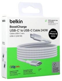 Belkin Boost Charge 240w Usb-c To Usb-c Cable 2m White 