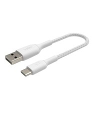 Belkin Boost Charge Usb-a To Usb-c Cable_braided 0.15m White