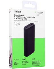 Belkin Boost Charge 20k Pd 20w 3 Port Compact P...