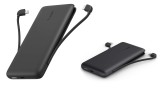 Belkin 10k Pd Power Bank Integraded Cables (usb-c & Lightning) Black