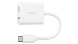 Belkin Rockstar 3.5mm Audio + Usb-c Charge Adapter