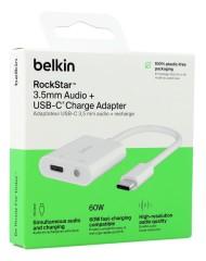 Belkin Usb-c To 3.5mm Audio + Usb-c Charge Adap...