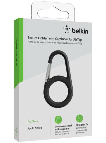 Belkin Scure Holder Carabiner Airtag Black