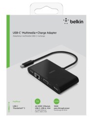 Belkin Usb-c Multimedia + Charge Adapter (gbe,h...