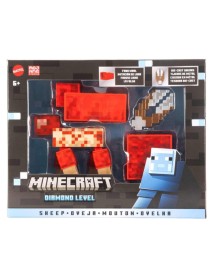 Minecraft Diamond Level Sheep Action Figure & 3 Accessories (jcv22) 