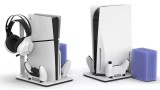 Joc Imp Tech DLX Multi Function Charge And Cool Stand Grey pentru PS5