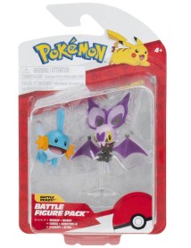 Pokemon Battle Feature Noibat & Mudkip (pkw4051) 