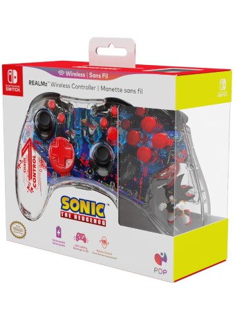 Joc Pdp Realmz Wireless Controller Sonic Shadow Ark pentru NSW