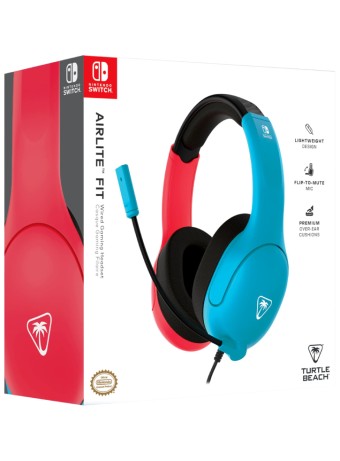 Joc Turtle Beach Airlite Fit Wired Gaming Headset (neon Blue & Red) - Nsw pentru NSW