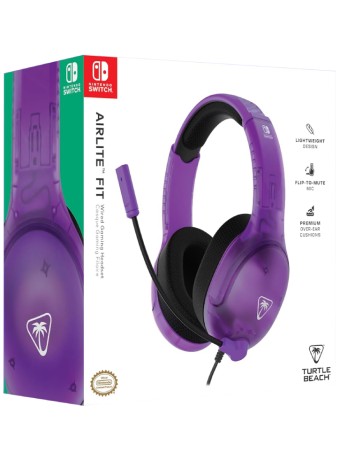 Joc Turtle Beach Airlite Fit Wired Headset (ghost Purple) - Nintendo Switch pentru NSW