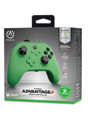 Joc Powera Advantage Wired Controller Green Meadow Green Black pentru XBOX SERIES X / Xbox One / PC