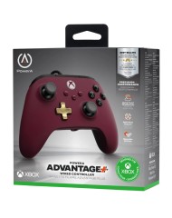 Powera Advantage Plus Wired Controller Ruby Red/black