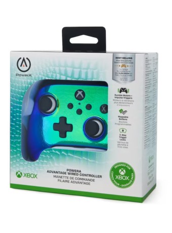 Joc Powera Advantage Wired Controller Raptor Chrome pentru XBOX SERIES X / Xbox One / PC