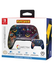 Powera Enhanced Wireless Controller Lumectra Pac-man Neon Arcade 