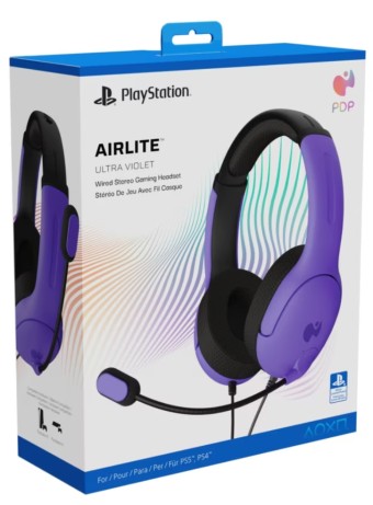 Joc Pdp Airlite Wired Stereo Headser Ultra Violet - Playstation 5 pentru PS5 / PS4 / PC