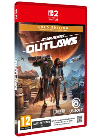 Joc Star Wars Outlaws Gold Edition Game Key Card pentru Nintendo Switch 2