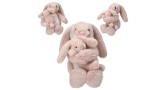Jucarie Plus Princess MIMI Plush Bunny Nelly With Baby (0413509)
