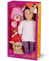 Our Generation Doll Jin With Dog (731442)