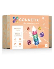 Connetix Pastel Square Pack 40 Pieces (ct-p-00040-sq)