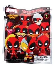 Monogram Marvel Deadpool (blind Bag/random) 3d Foam Bag Clips