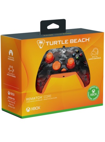 Turtle Beach Rematchtm Core Ghost Black Camo Orange