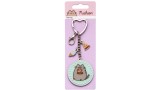 Carat Shop Pusheen The Cat Pizza Keyring With Mini Charms (ptck0106)