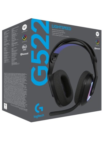 Joc Logitech G522 Lightspeed Wireless Gaming Headset pentru PS5 / PC