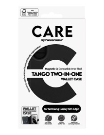 Care By Panzerglass Feature Case Tango Two-in-one Wallet W. Qi-compatible Samsung S25 Edge 
