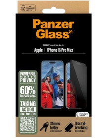 Panzerglass Screen Protection Privacy Iphone 16 Pro Max Ultra Wide Fit 