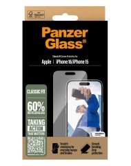 Panzerglass Screen Protector Iphone 16 - 15 Cla...