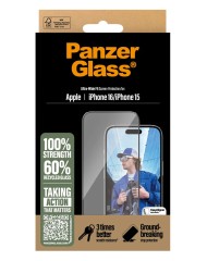 Panzerglass Screen Protection Iphone 15/16 Ultr...