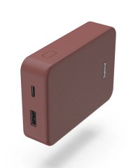 Hama Powerbank Colour 10 10000mah Usb-c+usb-a Lipo Red