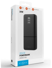 Fixed Zen Usb-c Pd 20w Power Bank 20.000 Mah Black 