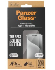 Panzerglass Screen Protector Iphone 15 Pro Ultr...