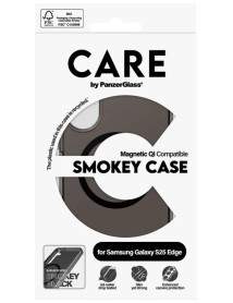 Care By Panzerglass Flagship Case Urban Combat Smokey M. Sort Qi Compatible Samsung S25 Edge 