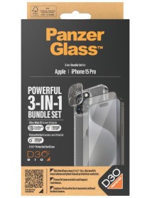 Panzerglass 3-i-1 Protection Pack Apple Iphone 15 Pro 