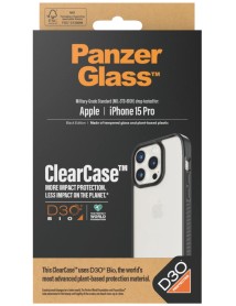 Panzerglass Clearcase Med D3o For Iphone 15 Pro 