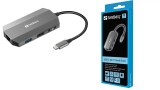 Sandberg Usb-c 6in1 Travel Dock