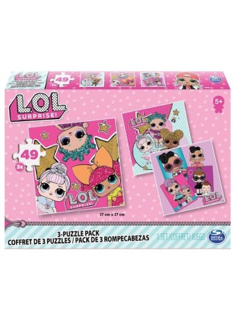 Joc Spin Master Lol Surprise 3-puzzle Pack (49pcs X 3) (20114661)